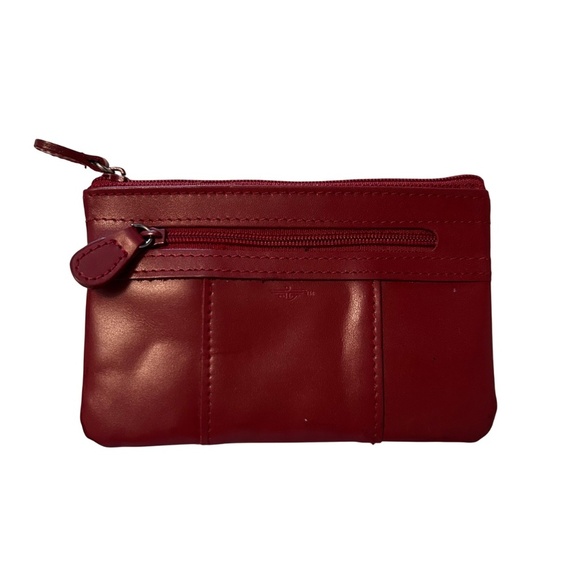 Genuine Leather Small Change Purse Key & Card Holder - Picture 1 of 9